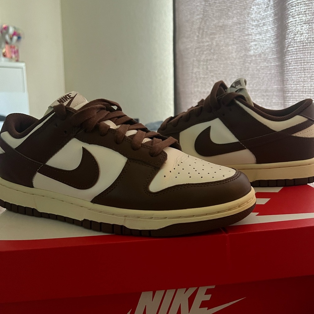 Brand new brown dunks cacao wow